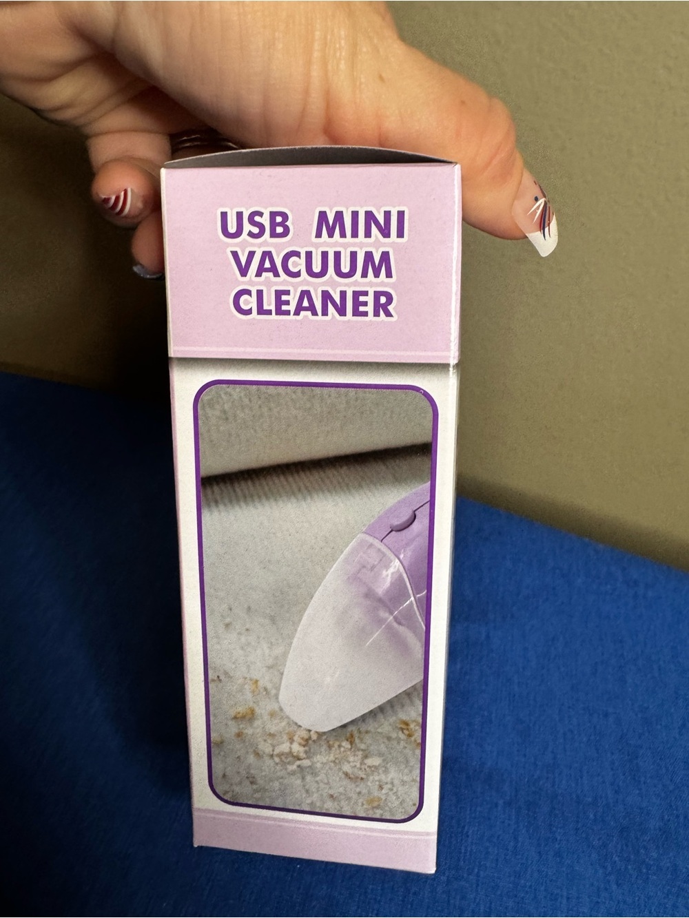 5/$25 NWT USB Mini Vacuum Cleaner - Purple - Picture 4 of 5